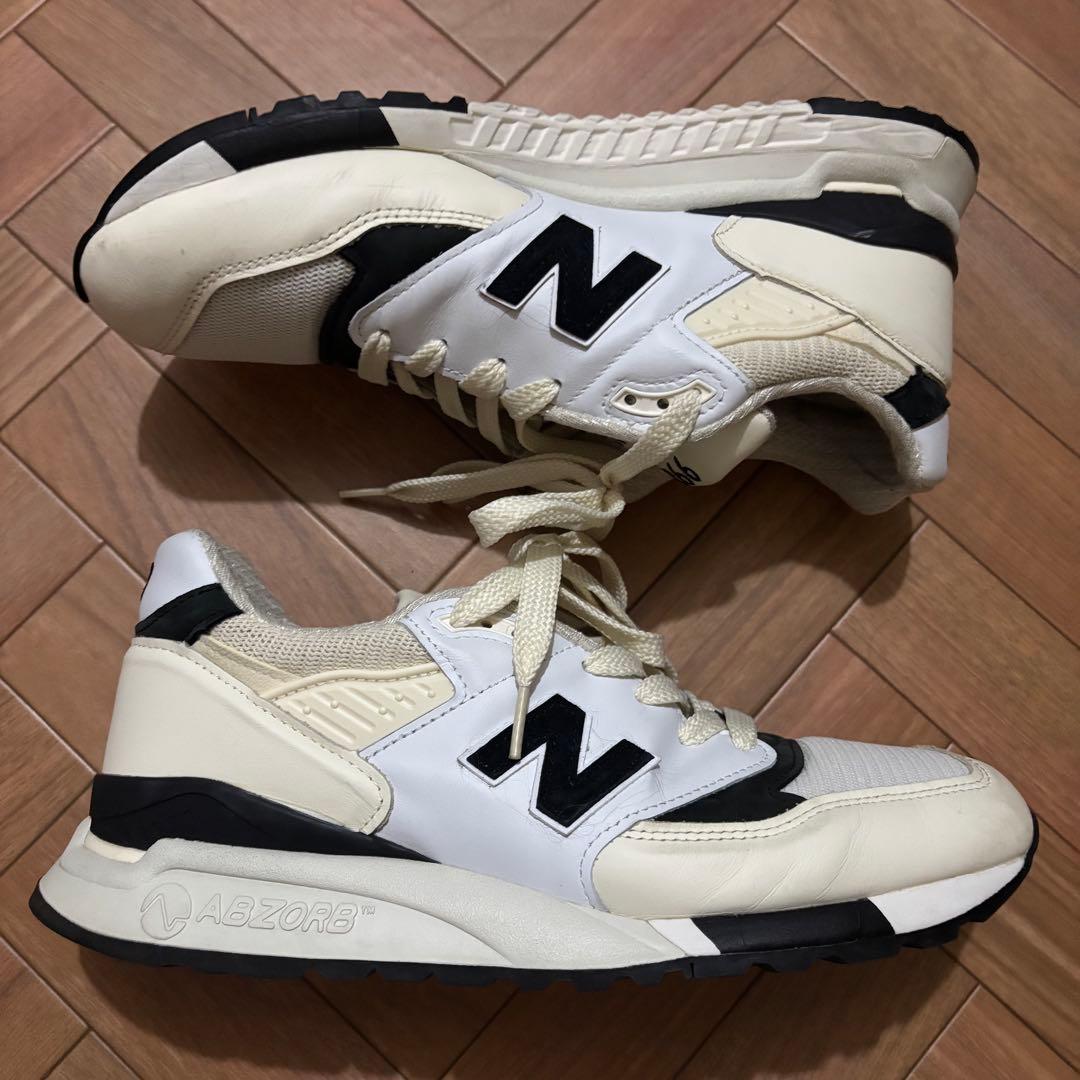 New Balance ニューバランス 998 白 黒 ホワイト ブラック