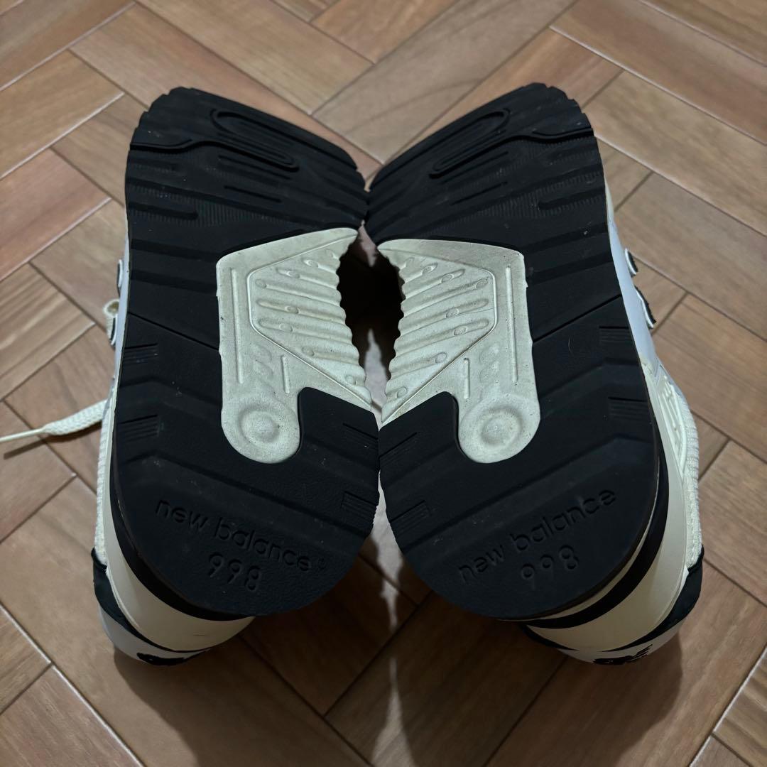 New Balance ニューバランス 998 白 黒 ホワイト ブラック