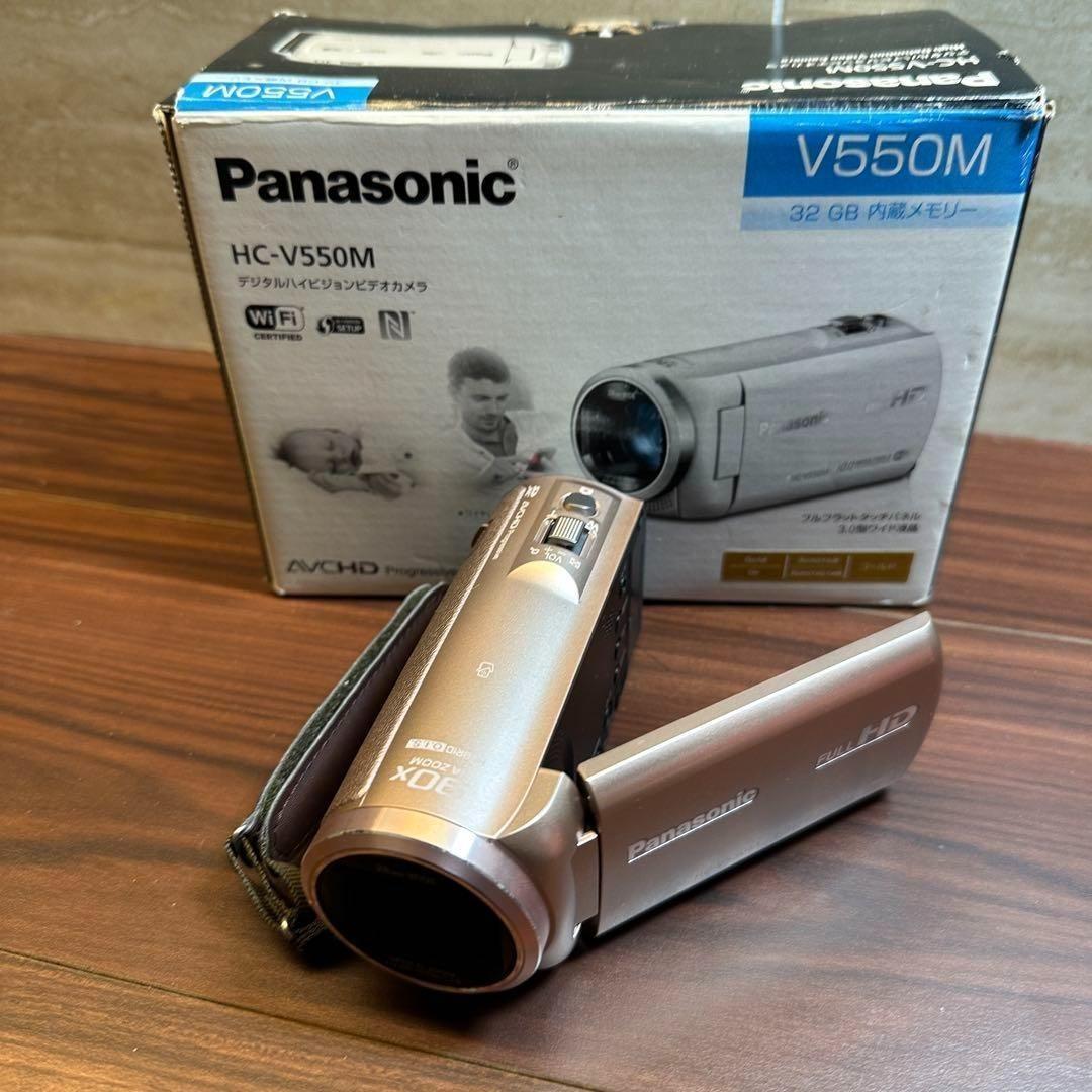 Panasonic HC-V550M-T ビデオカメラ 2785