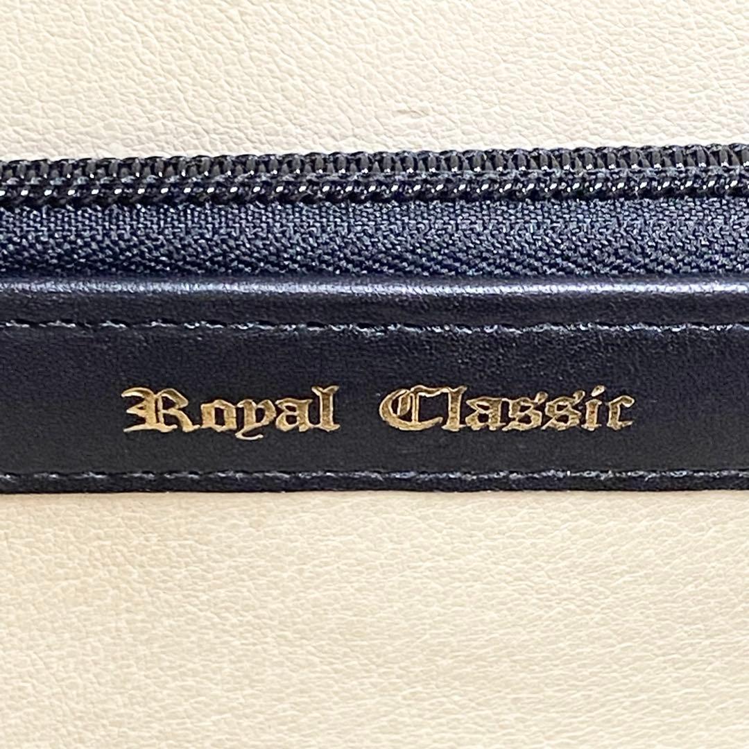 新品未使用　ロイヤルクラシック　ダレスバッグ　ブリーフケース　レザー　ブラック