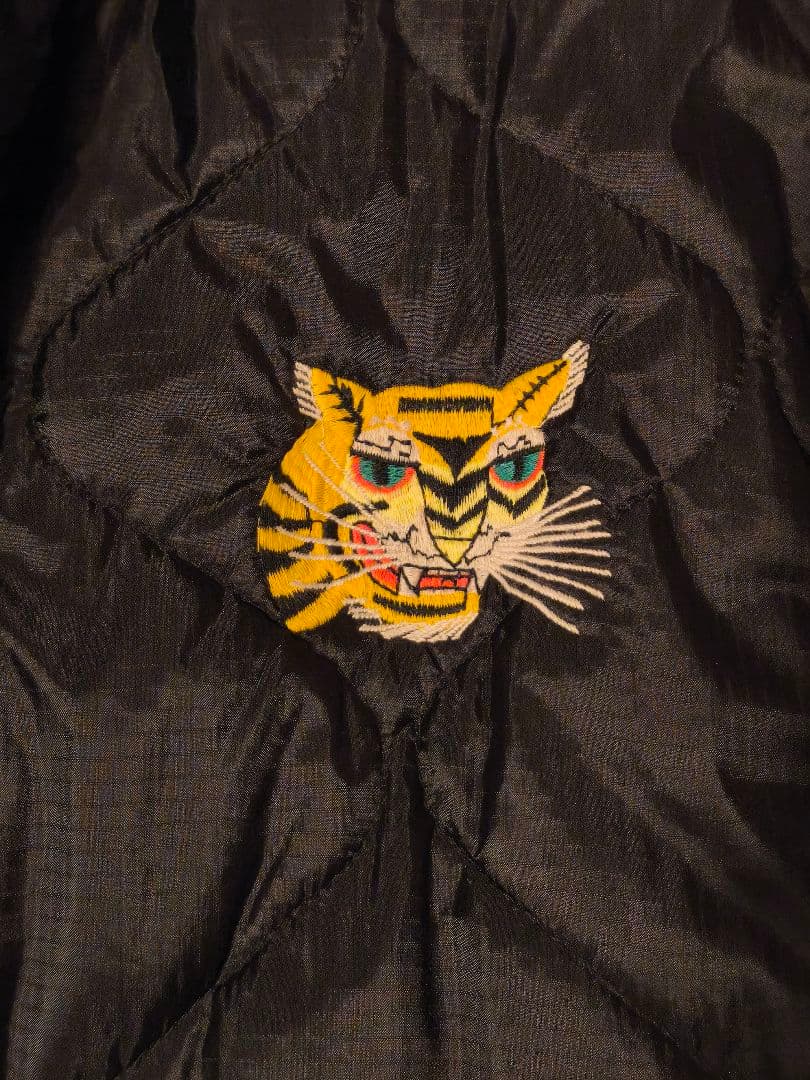 TAILOR 東洋 ブラック スカジャン L　キルティング