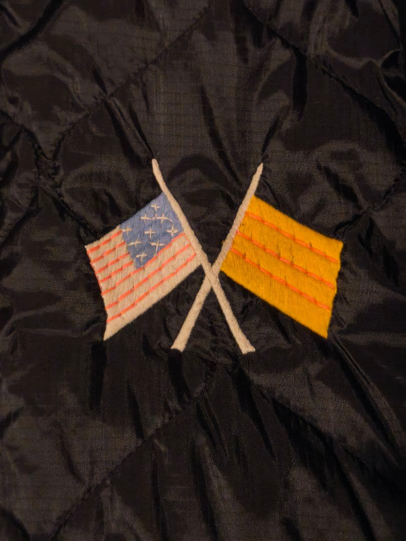 TAILOR 東洋 ブラック スカジャン L　キルティング