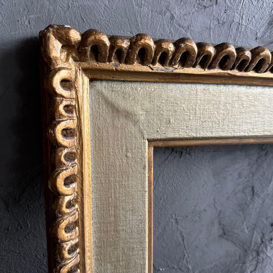 瞬間大幅お値下げ❣️希少品❣️アンティーク　木製額縁　ディスプレイに！