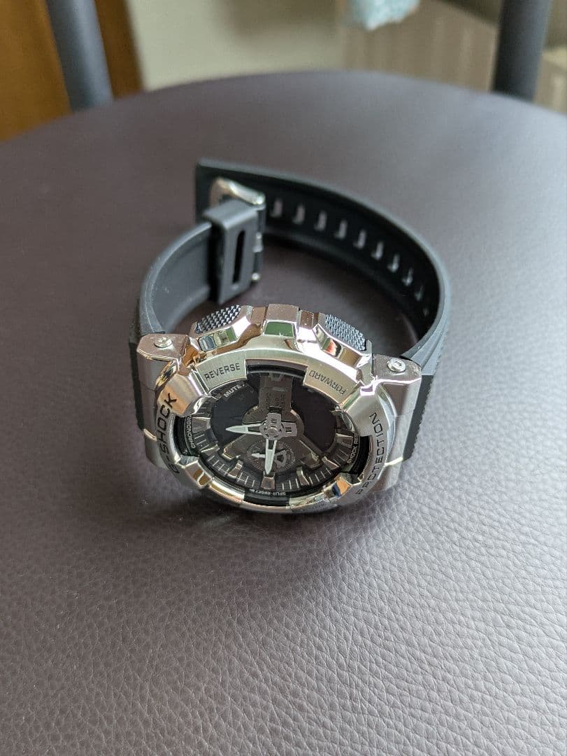 【美品】G-SHOCK　GM-110-1AJF　メタル　シルバー