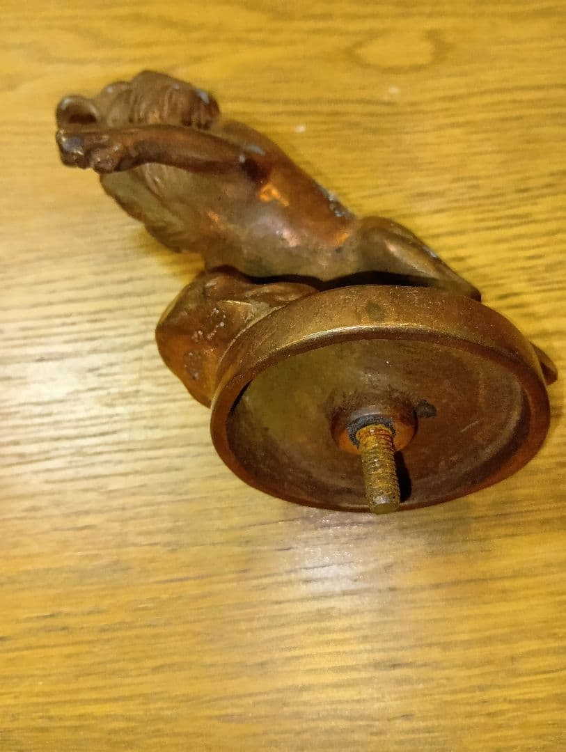 PEUGEOT　プジョー　オーナメント　エンブレム　ライオン２体セット