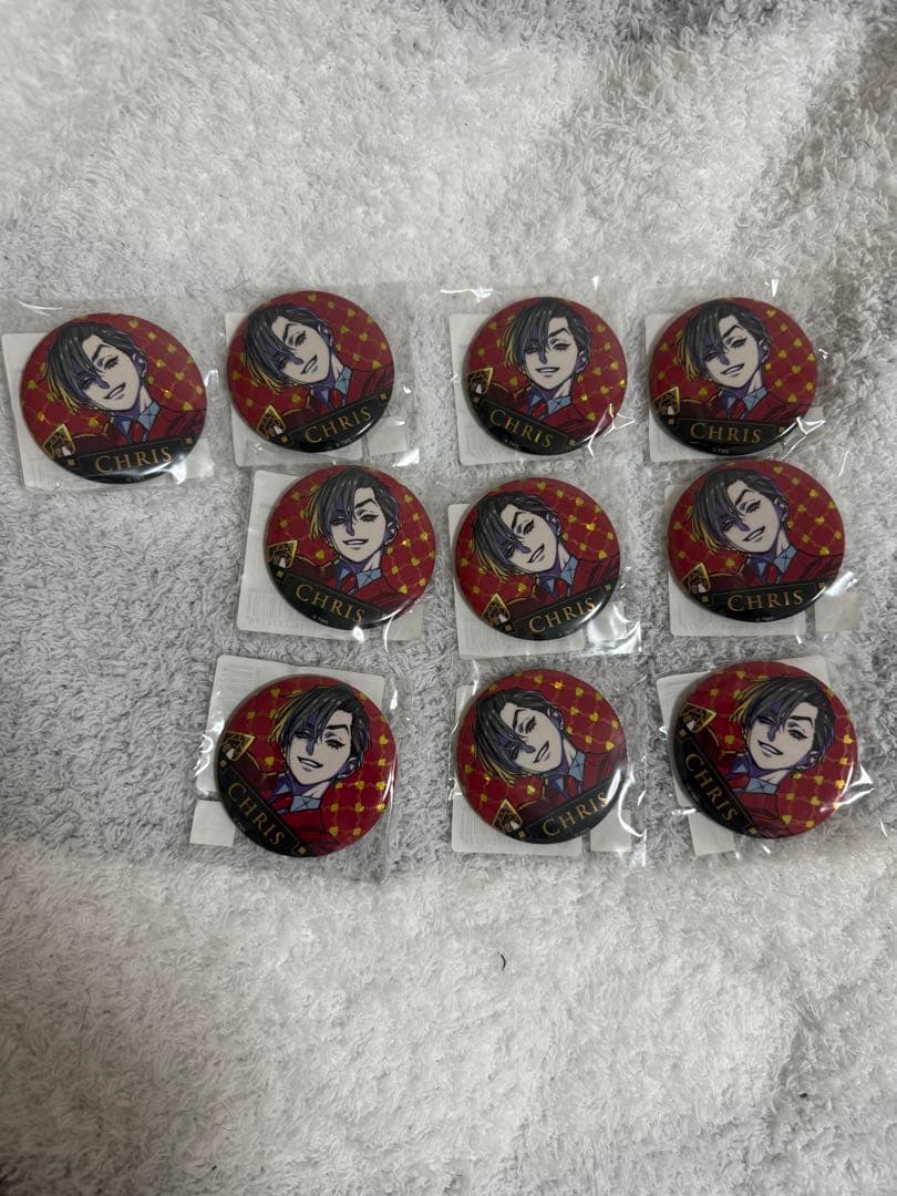 HIGH CARD ハイカード　クリス　缶バッジ　ホロ 10個セット