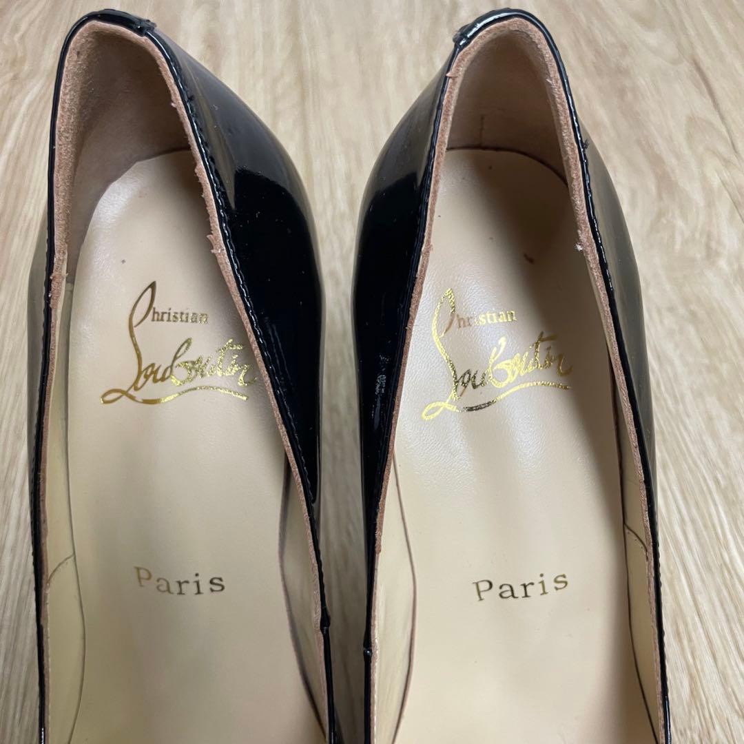 美品＊Christian Louboutin ラウンドトゥ ハイヒール　パンプス