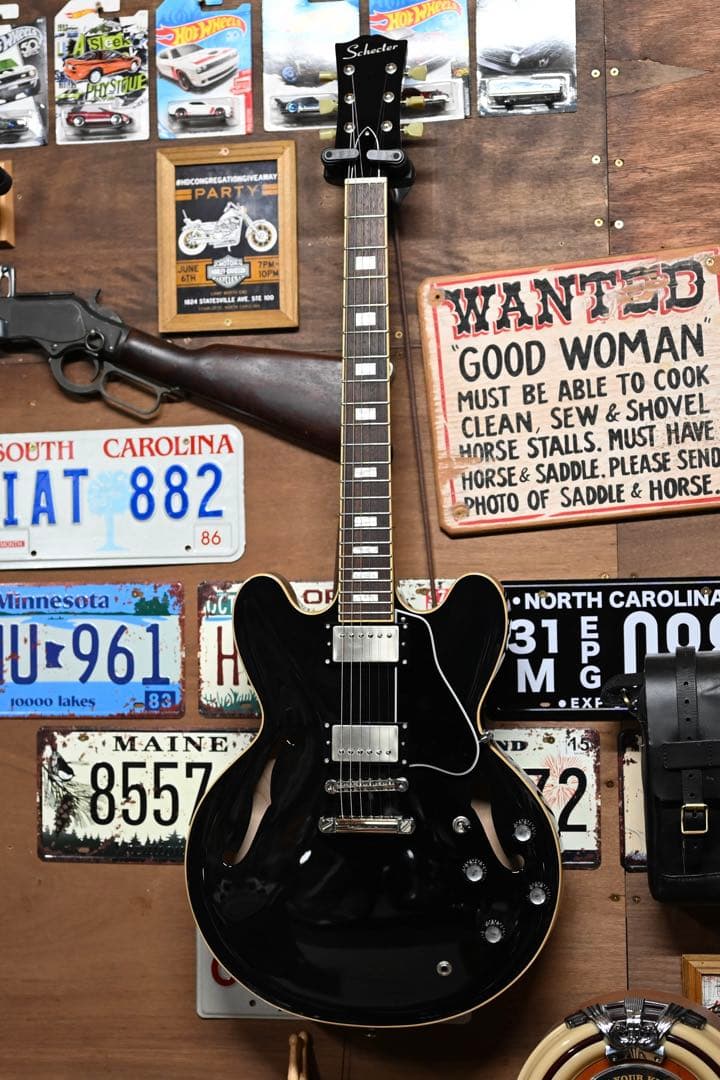 期間限定値下げ SCHECTER L-ES-STD-60/R セミアコ