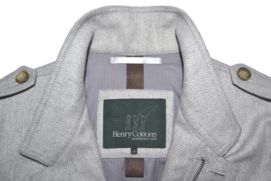 【新品】タグ付き 特価 ヘンリーコットンズ FOX社 高級ブルゾン 56サイズ