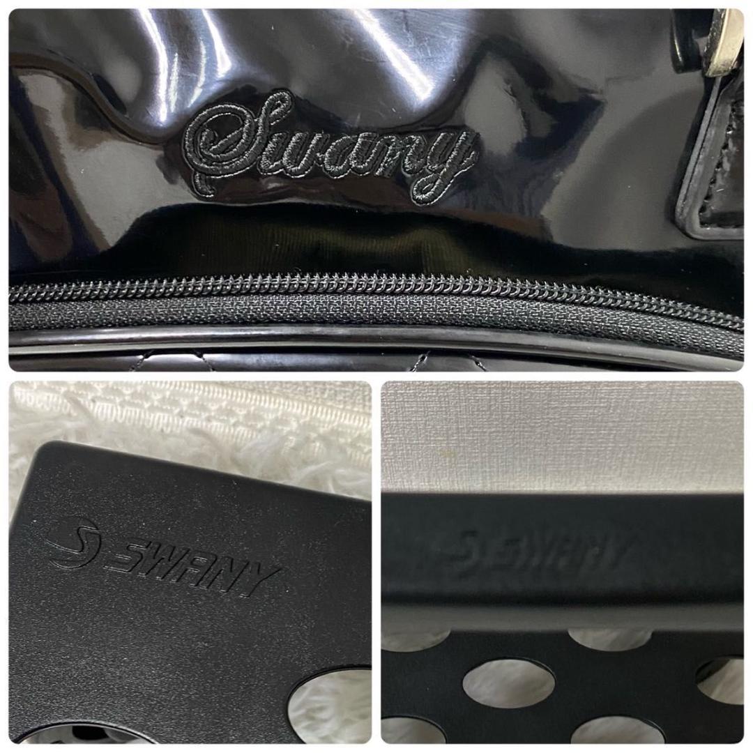 SWANY スワニー キャリーバッグ トートキャリー エナメル キルティング