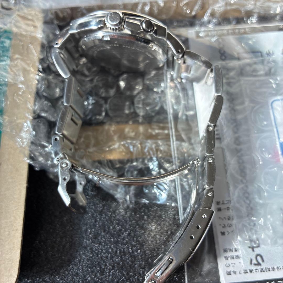 SEIKO Kinetic ブルー文字盤 コンデンサ交換済