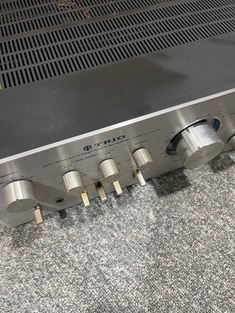 TRIO トリオ プリメインアンプ KA-7100D 通電確認 動作未確認