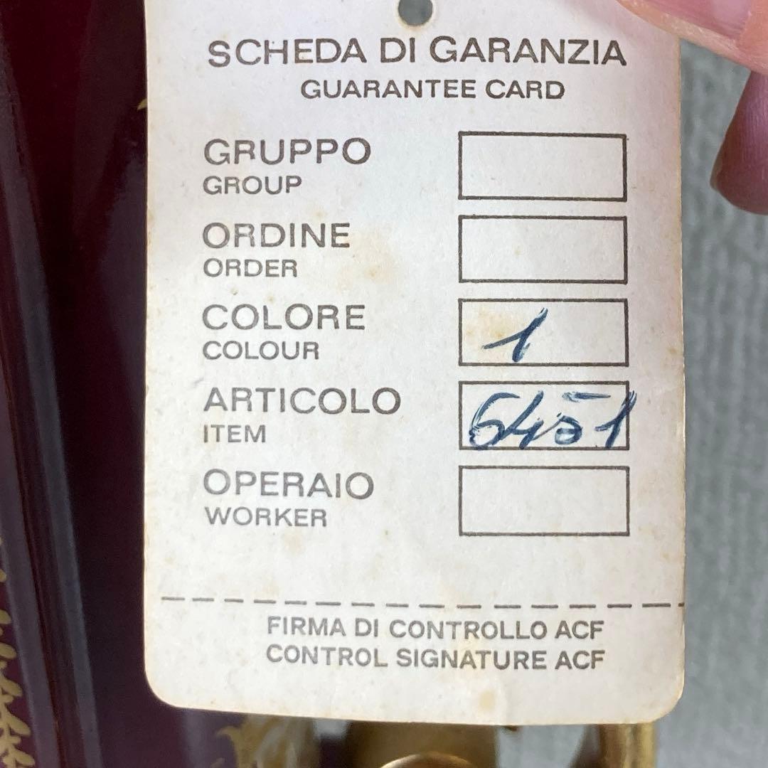 ACF アンティーク 置時計 イタリア製？