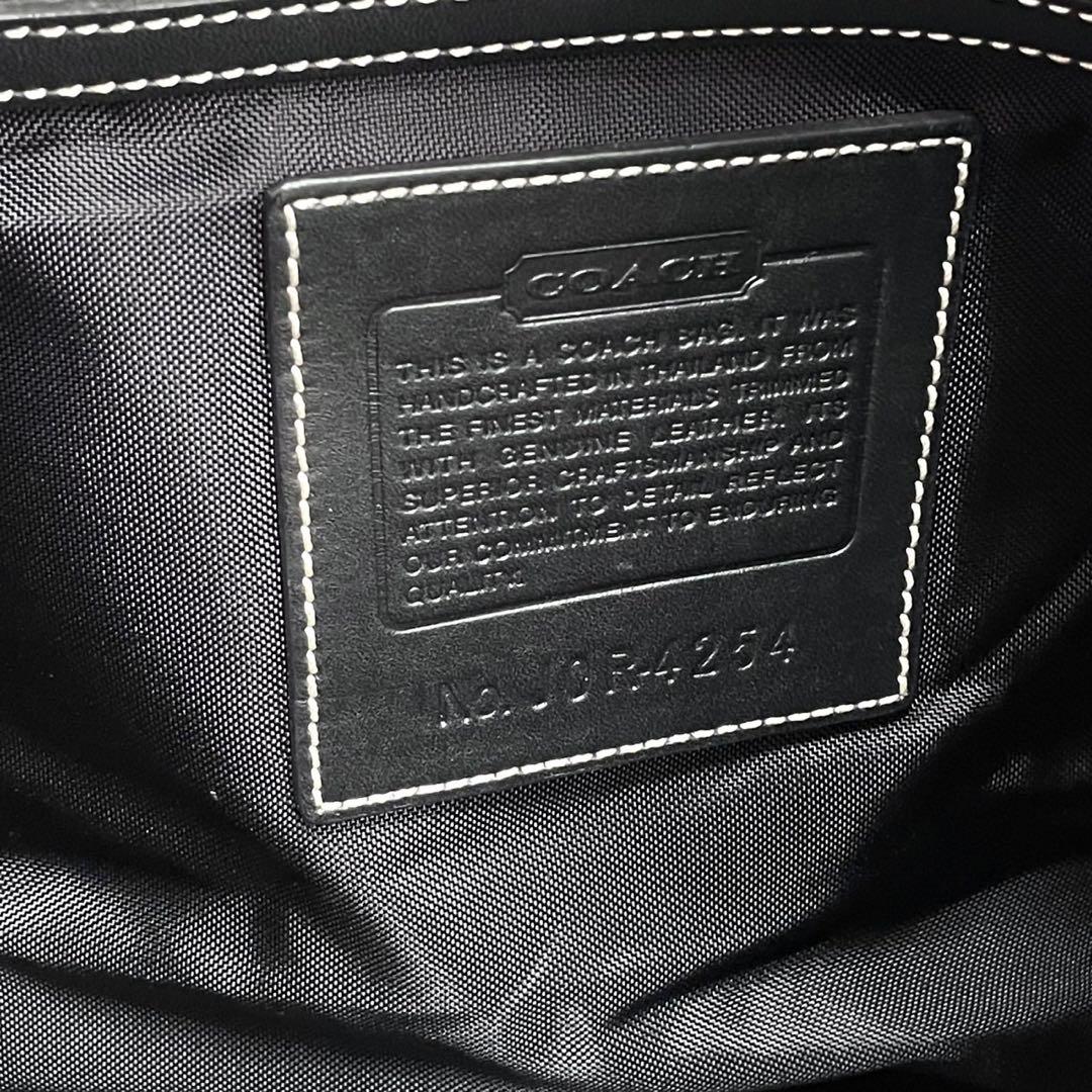 【美品】コーチ シグネチャー 大容量 2way ボストンバッグ 南京錠付き