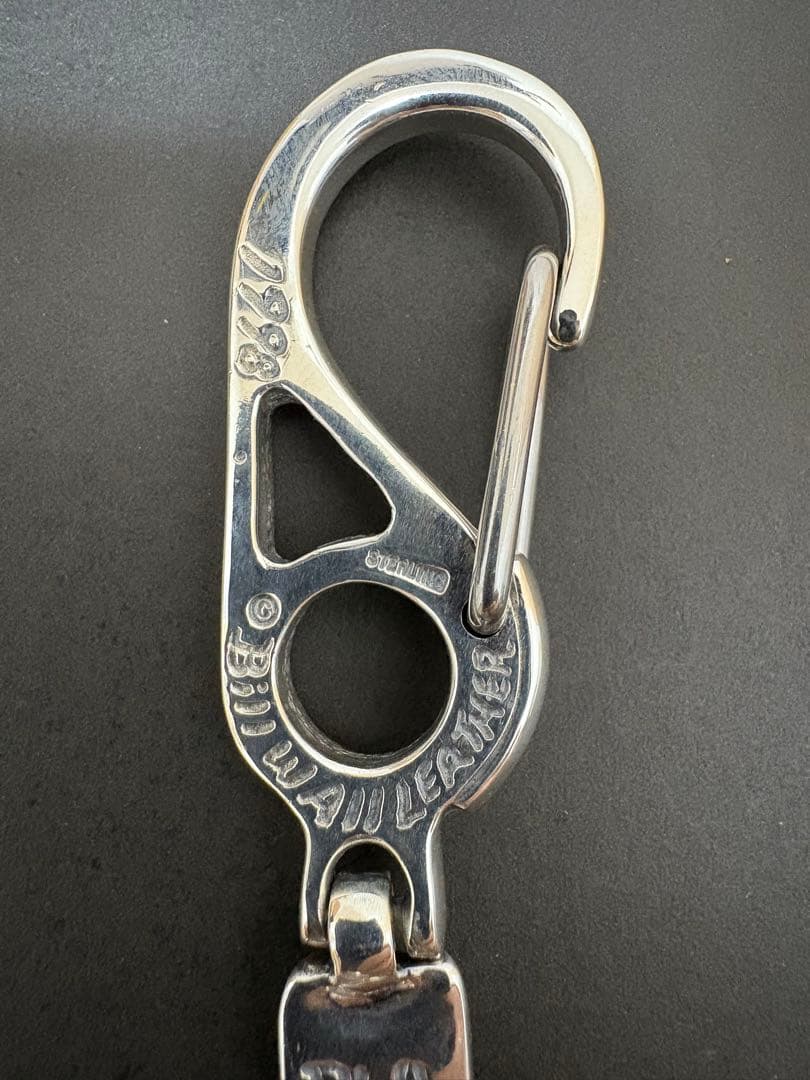 ビルウォールレザー シルバー キーチェーン キーホルダー