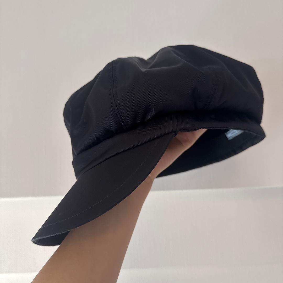 PRADA ブラック ワークキャップ