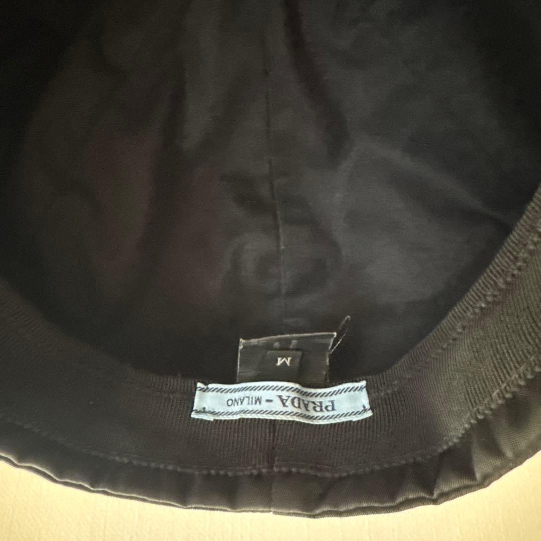 PRADA ブラック ワークキャップ
