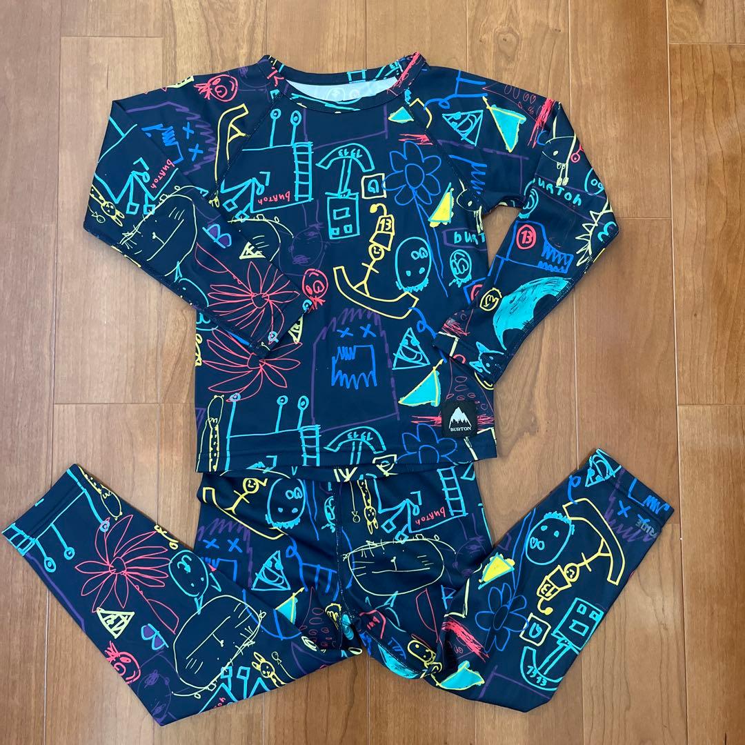 BURTON スノーボードウェア 4T(100cm)、インナー・ニット帽付