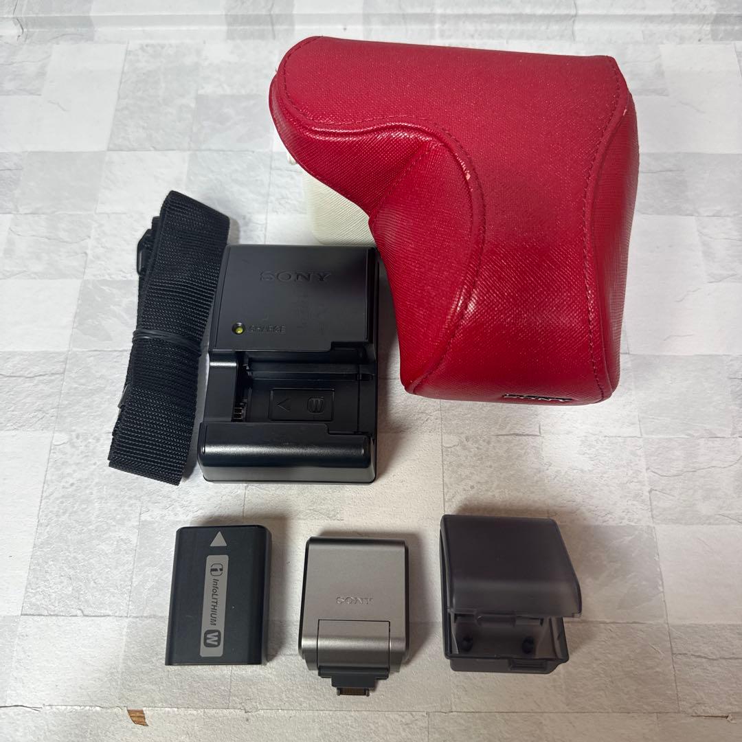 T010 SONY ソニー α NEX-5 ダブルレンズキット シャッター回数少