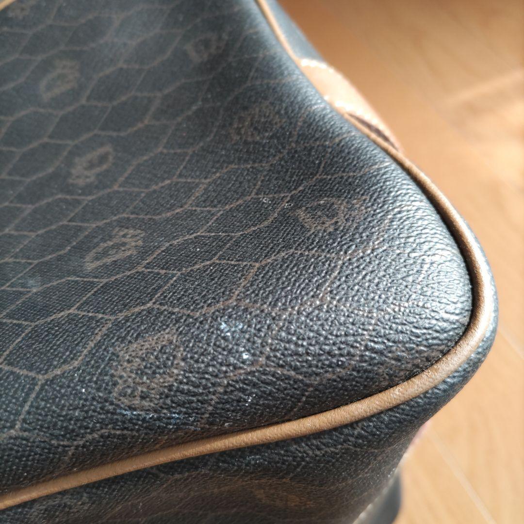 Christian Dior ボストンバッグ 中型 美品　ハニカム柄