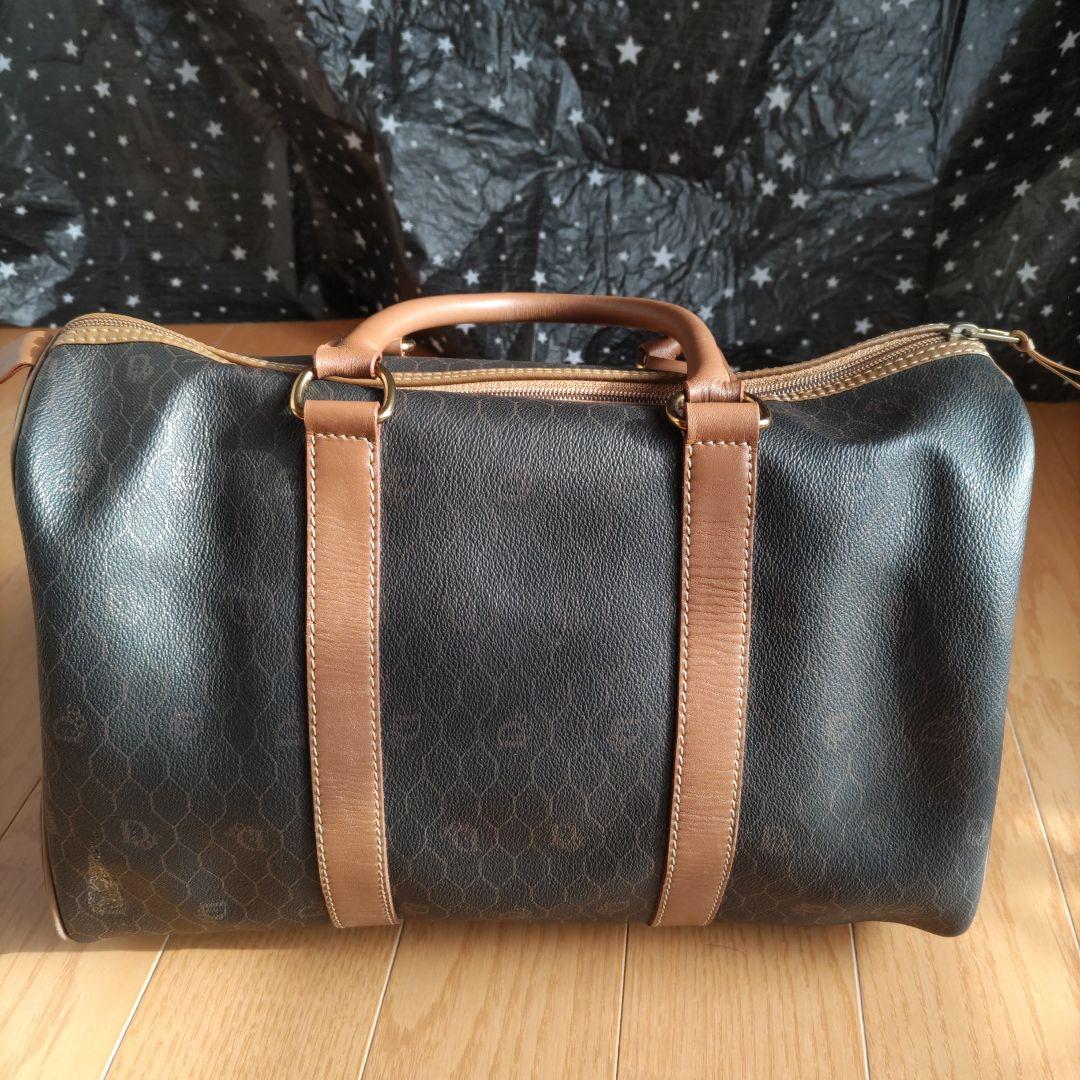 Christian Dior ボストンバッグ 中型 美品　ハニカム柄