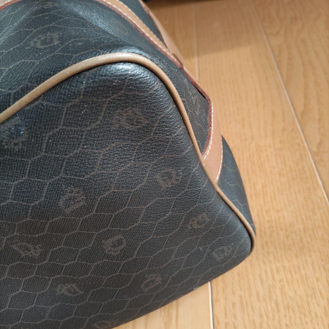 Christian Dior ボストンバッグ 中型 美品　ハニカム柄