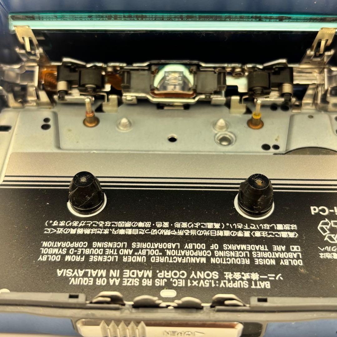 SONY WM-EX910 カセットウォークマン ブルー ソニー リモコン