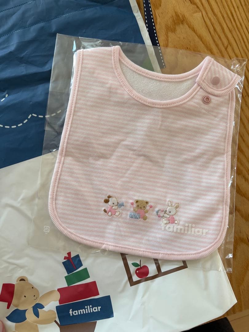 未開封　familiar 3点セット　70cm ピンク