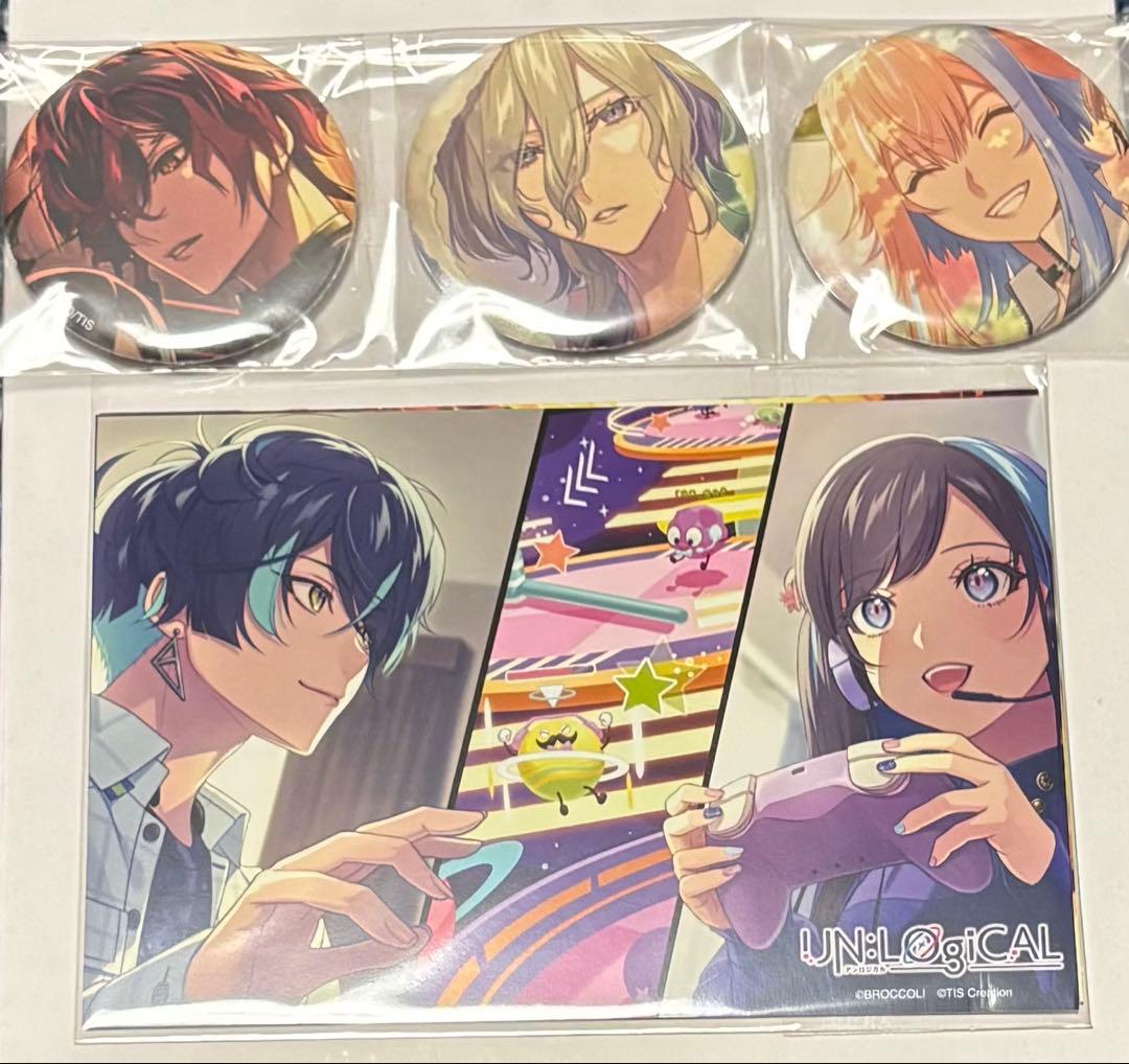 N:LOGICAL HMV特典 缶バッジ ブロマイド アンロジカル　アンロジ