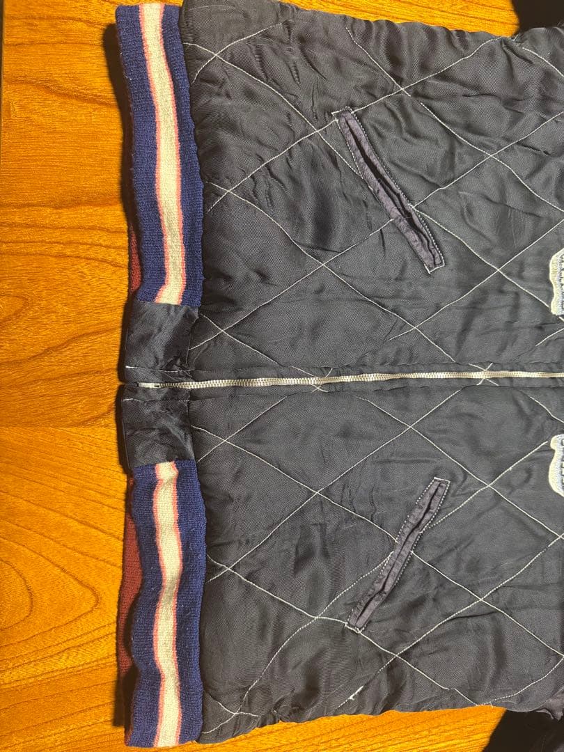 極美品 テーラー東洋 スカジャン 別珍 サテンキルト 特大 TT11846