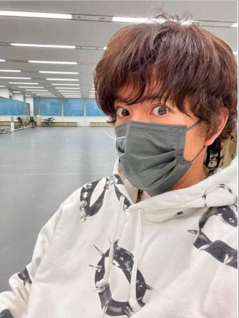 キムタクSupreme Studded Collarsスウェット セットアップ