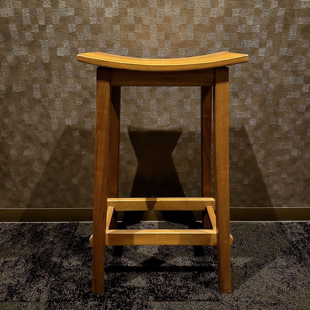 北欧風 天然木 カウンターチェア スツール ハイスツール ナチュラル