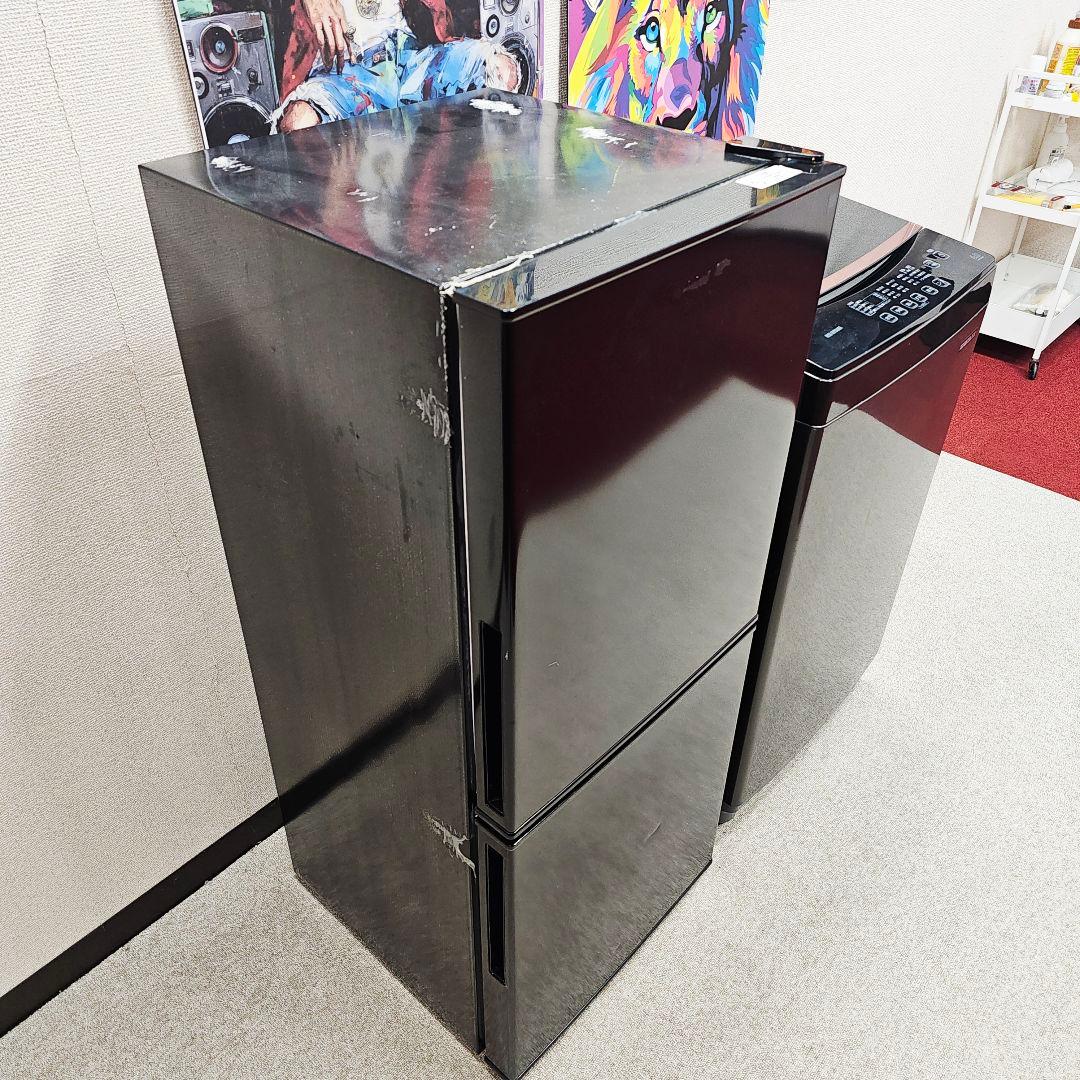 SET 47 IRIS OHYAMA ブラック冷蔵庫