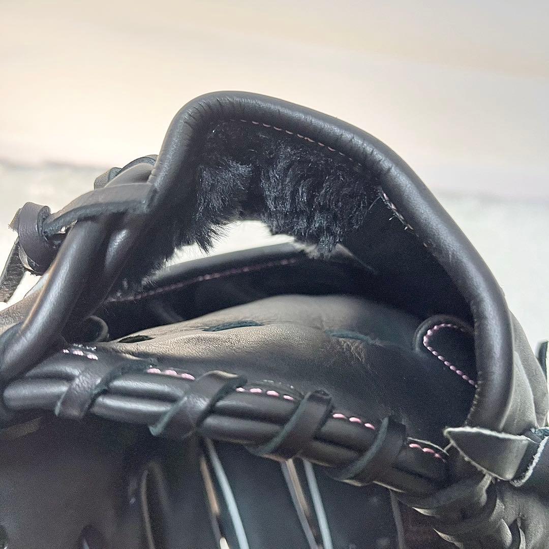 【美品】久保田スラッガー KSS-2P 野球グローブ ブラック×ピンク