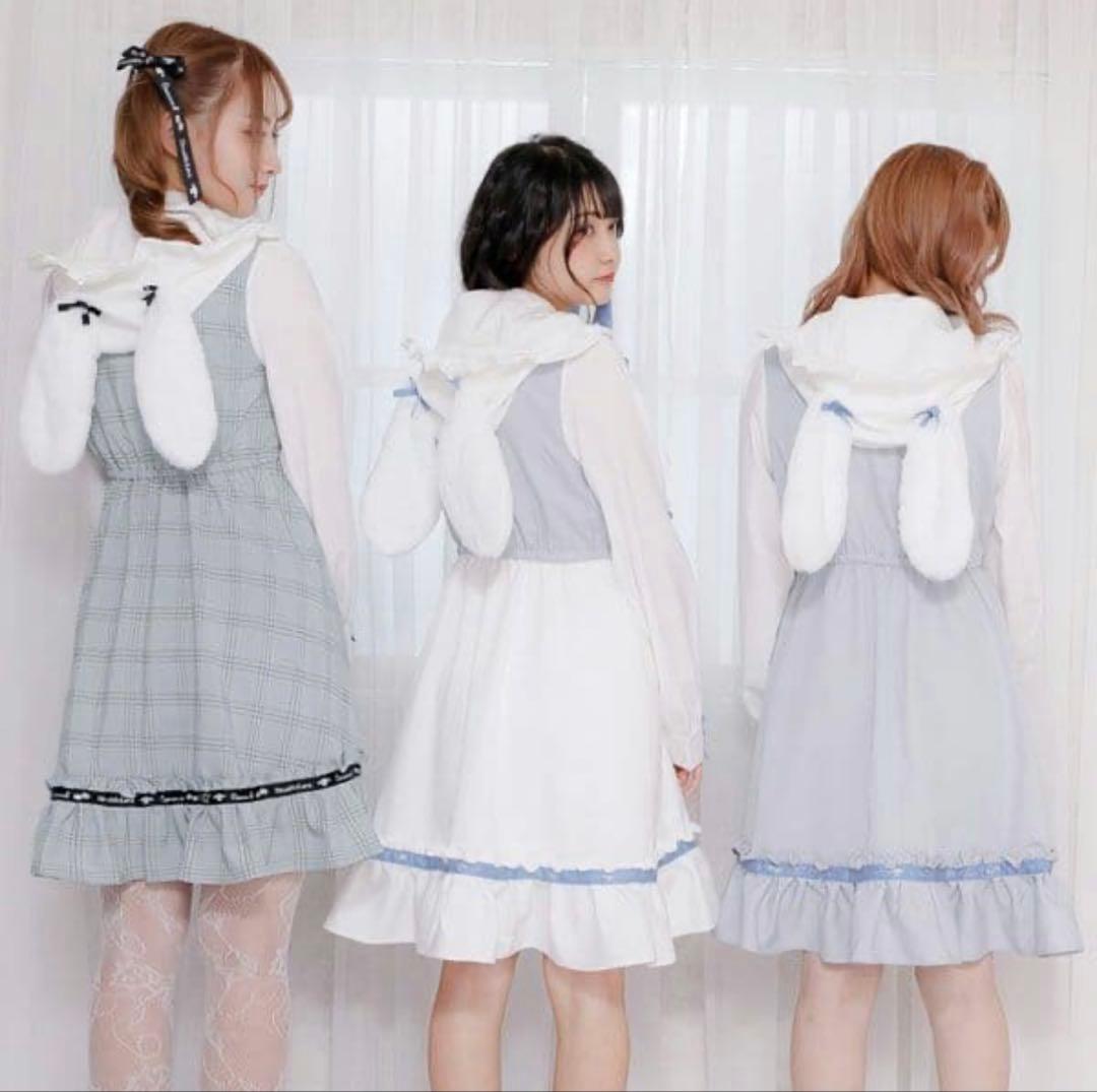 夢展望 DearMyLove シナモロール コラボ ワンピース サックス 3L