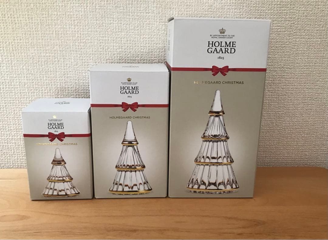 HOLME GAARD GLASS TREE ホルムガード ツリー 3点セット
