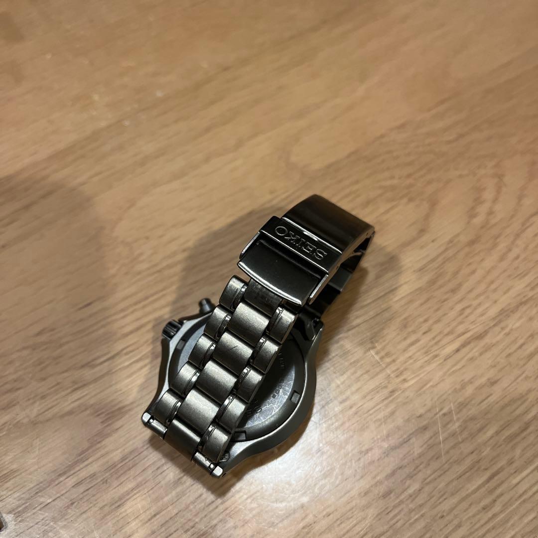 SEIKO AGS ダイバーズウォッチ　スキューバ　チタン　200m 説明書付き