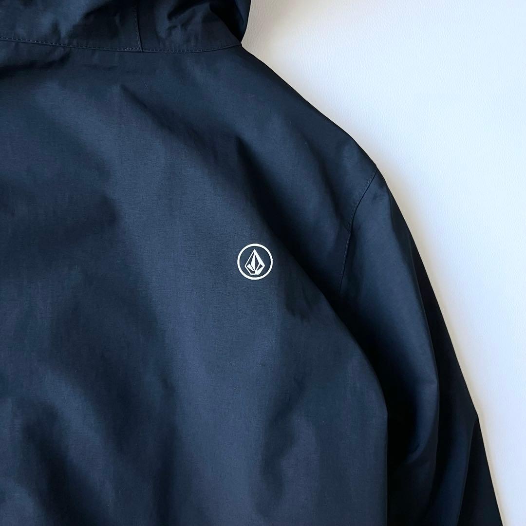 3283【美品】ボルコム　ジャケット ゴアテックス 無地 メンズ スノボ 黒　M