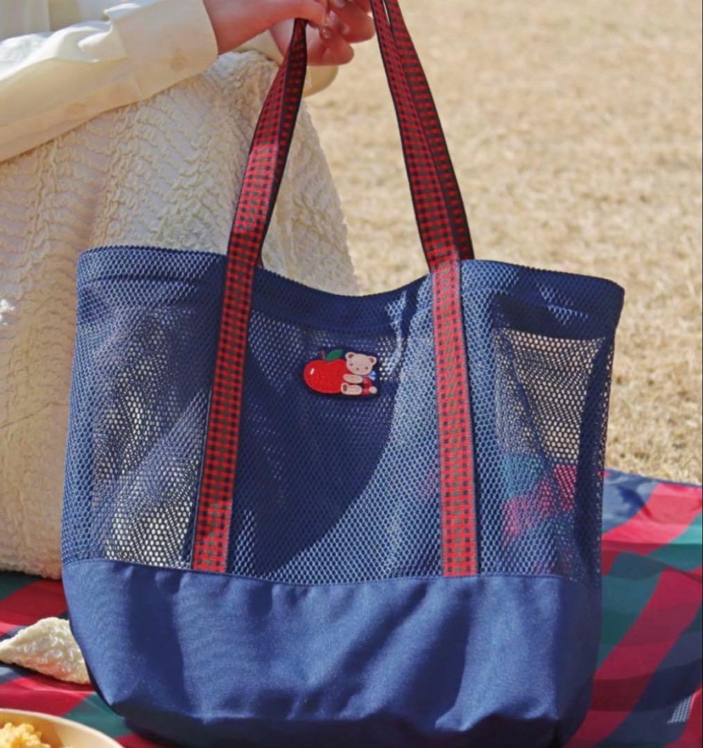 新品　ファミリア　familiar バッグ　メッシュ　ノベルティ