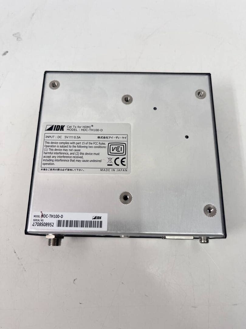 IDK HDC-TH100-D 4K@60対応 HDBaseT送信器　2個セット