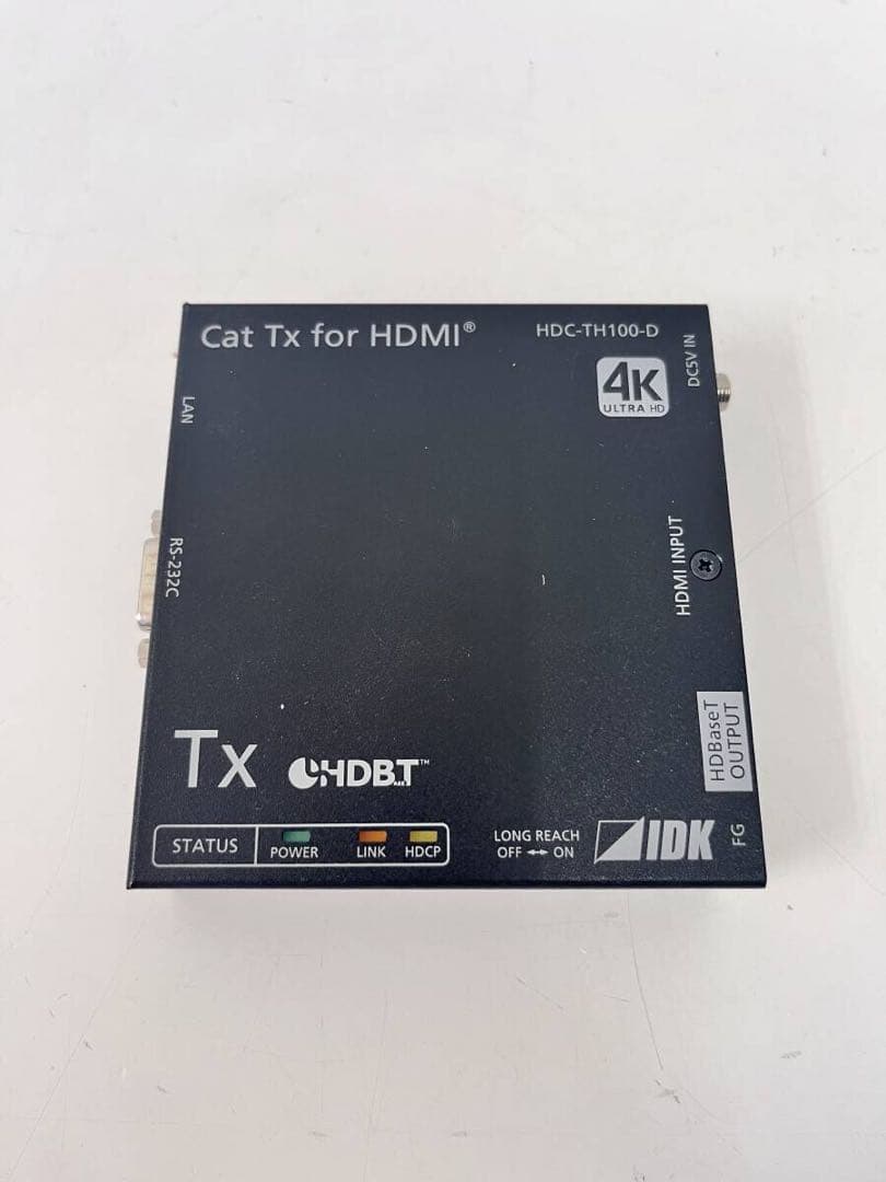 IDK HDC-TH100-D 4K@60対応 HDBaseT送信器　2個セット