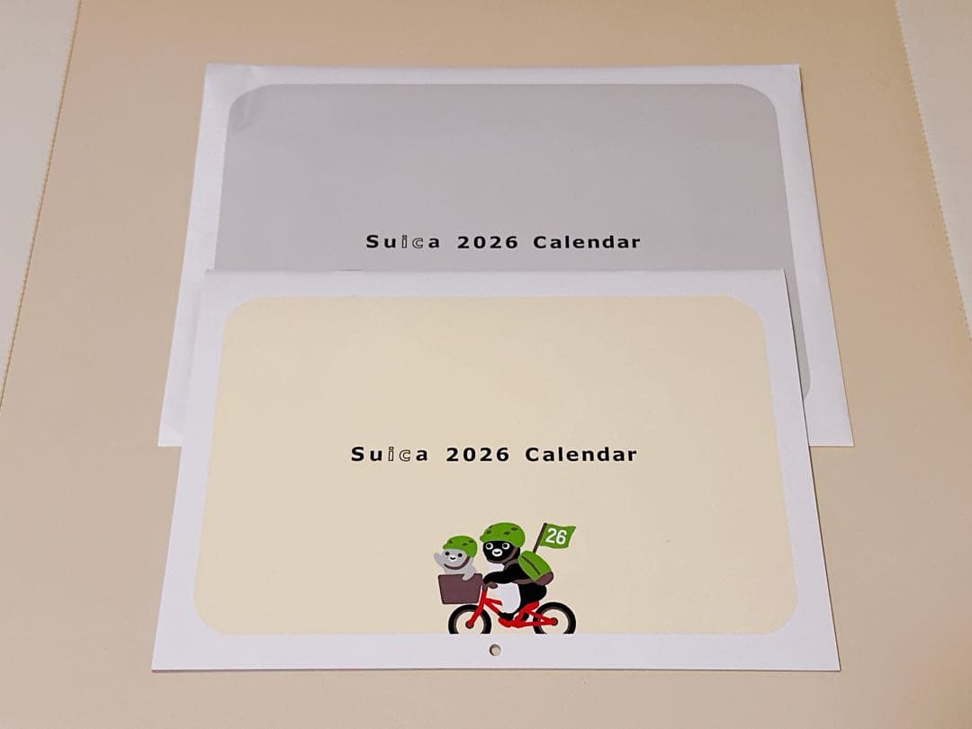 Suicaのペンギン 壁掛けカレンダー2026