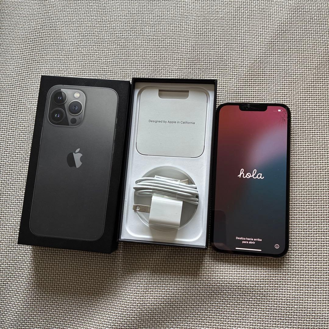 Apple iPhone 13 Pro グラファイト256GB 箱　ケーブル類