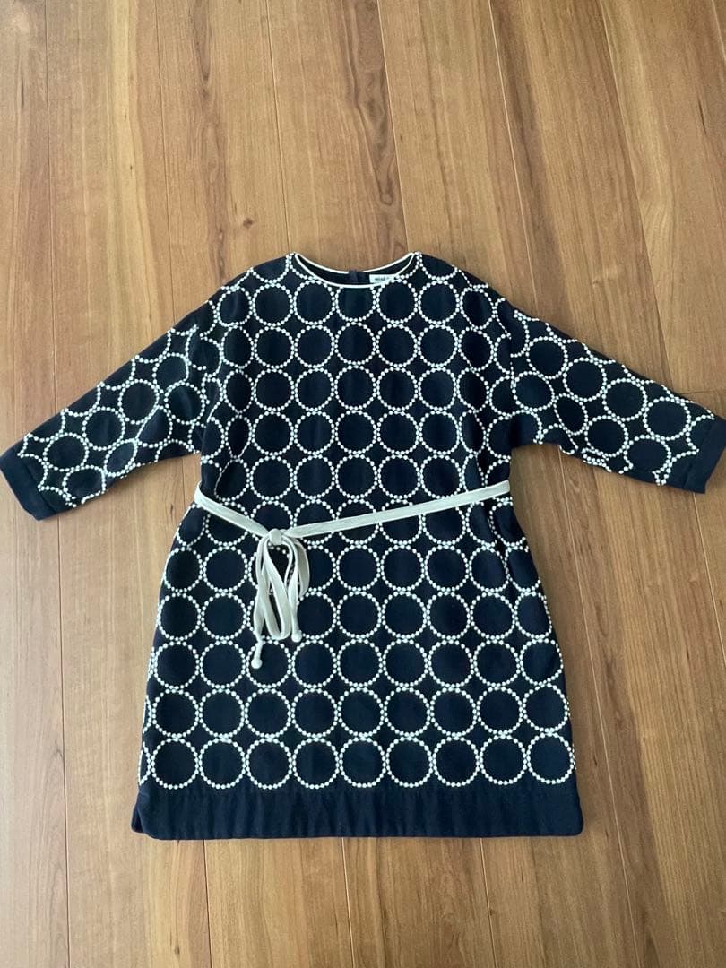 ミナペルホネン　タンバリンワンピース　120