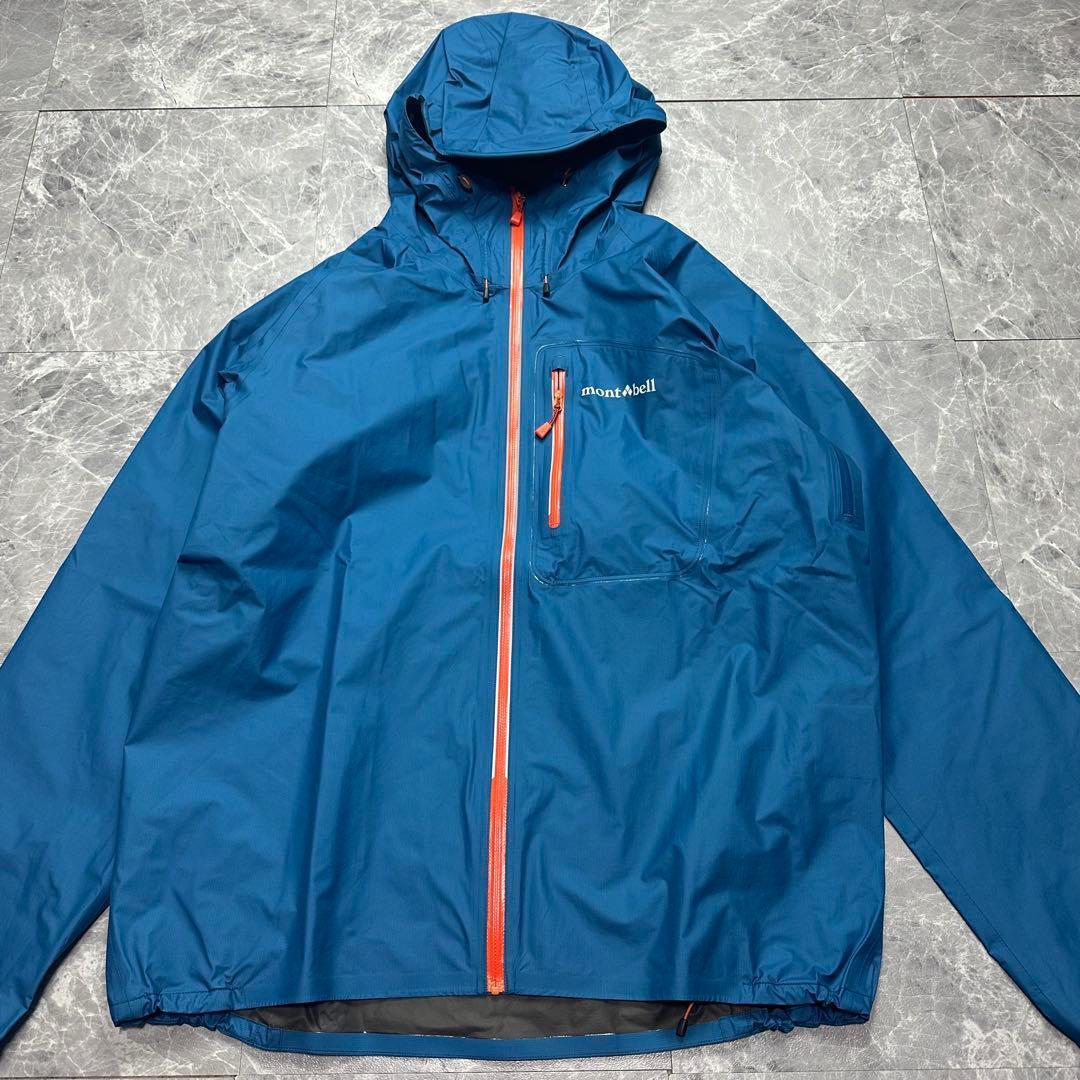 極美品　モンベル　ゴアテックス　トレントフライヤージャケット　XL メンズ 袋付