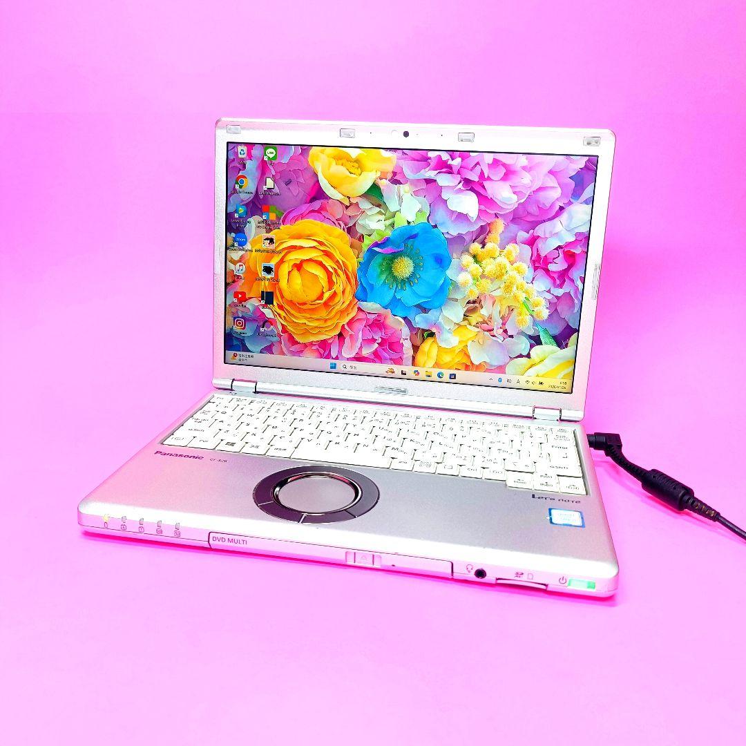 小型軽量✨SSD256✨8GB✨i5✨オフィス✨カメラ付きレッツノートパソコン