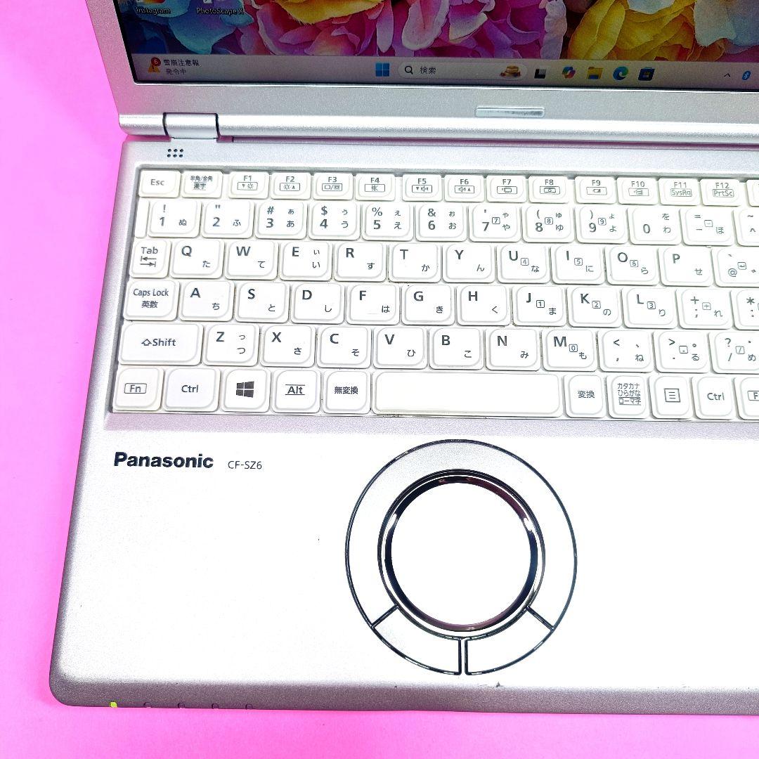 小型軽量✨SSD256✨8GB✨i5✨オフィス✨カメラ付きレッツノートパソコン