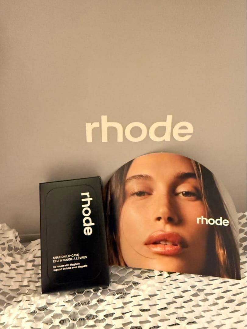 正規品　rhode 新作snap-on lip case 黒