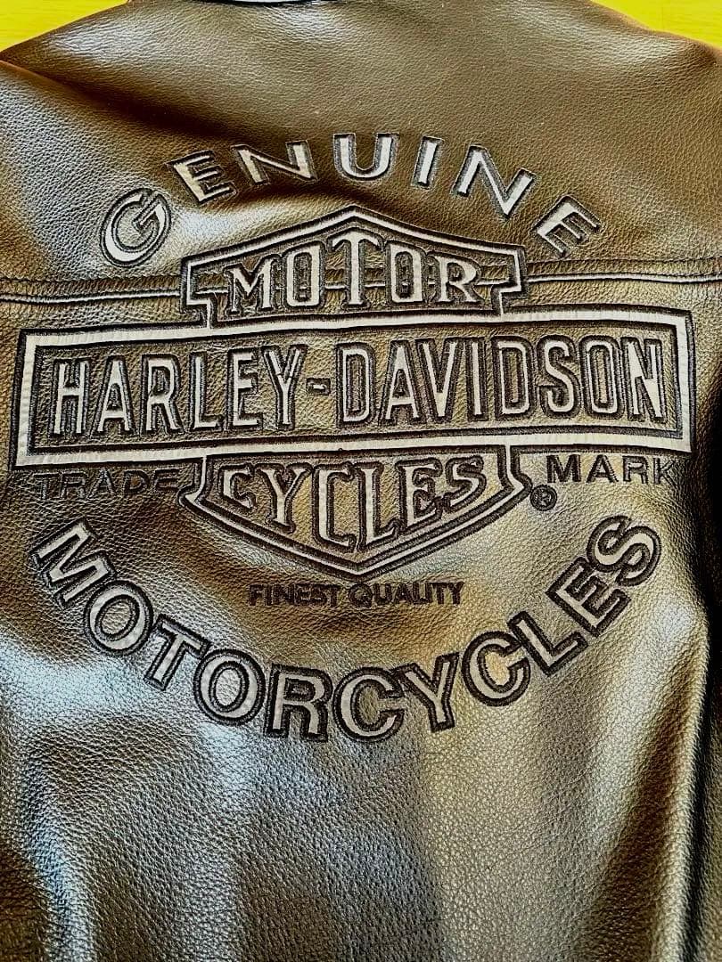 【未使用】Harley-Davidson本革ライダースジャケット(インナー付属)