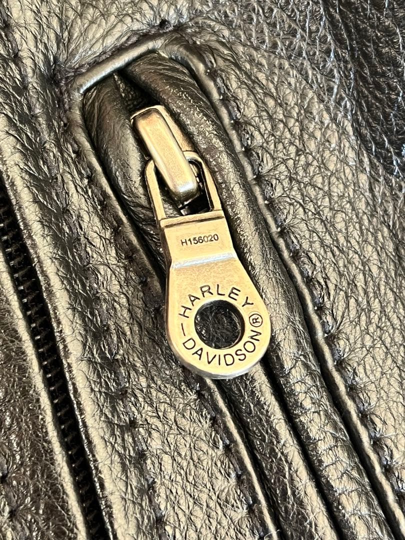 【未使用】Harley-Davidson本革ライダースジャケット(インナー付属)